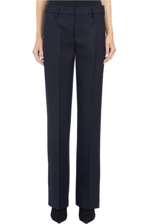 Dondup Bukser, Dame, Blå, 2XS, Tailored Maya Pants