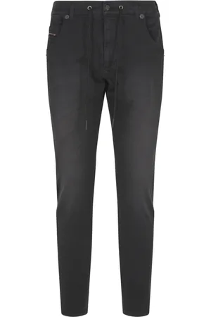 Diesel Jeans, Herre, Sort, W32 L32, Bomuld, Bukser Krooley-E-Ne