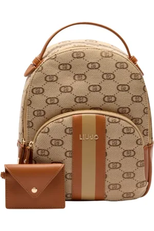Liu Jo Taske, Dame, Brun, ONE SIZE, Uld, Stilfuld Rygsæk