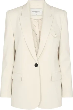 Copenhagen Muse Jakke, Dame, Hvid, XL, Tyl, Tailor Blazer