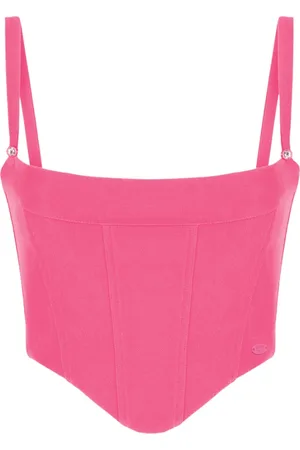 Chiara Ferragni Top, Dame, Lyserød, M, Polyester, Corset