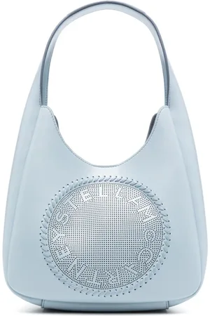 Stella McCartney Taske, Dame, Blå, ONE SIZE, Uld, Baby Chain Trim Skuldertaske