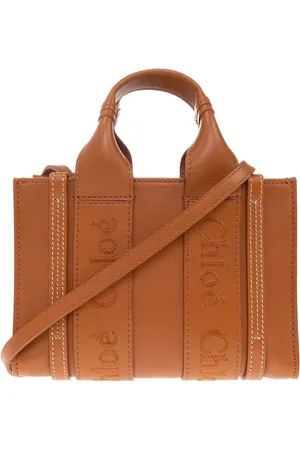 Chloé Taske, Dame, Brun, ONE SIZE, Uld, Woody Mini Skuldertaske