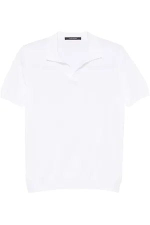 TAGLIATORE Top, Herre, Hvid, L, Bomuld, Polo Shirt