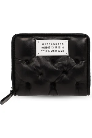 Maison Margiela Tilbehør, unisex, Sort, ONE SIZE, Læder, Logo Wallet
