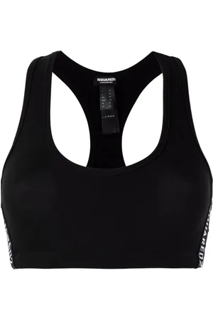 Dsquared2 Sport, Dame, Sort, M, Bomuld, Sort Sports-BH