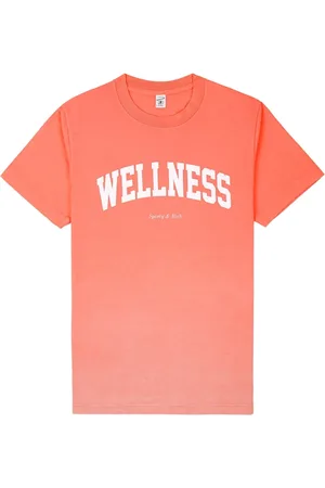 Sporty & Rich Top, Dame, Lyserød, L, Bomuld, Ivy Cotton Logo T-Shirt