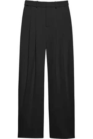 ANIYE BY Bukser, Dame, Sort, S, Uld, Sorte Palazzo Bukser Elegante Must-Have