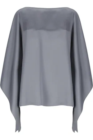 Lanvin Bluser & Skjorter, Dame, Grå, M, Uld, Batwing Sleeve Bluse