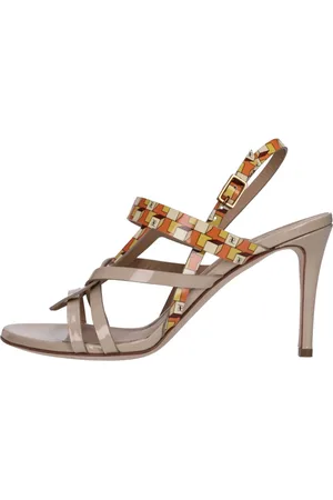 Fabi Sko, Dame, Flerfarvet, 38 EU, Læder, Sandaler Beige