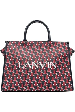 Lanvin Taske, Dame, Rød, ONE SIZE, Bomuld, Monogram Taske