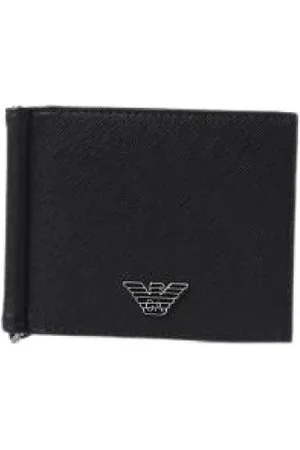 Emporio Armani Tilbehør, Herre, Sort, ONE SIZE, Sort pung