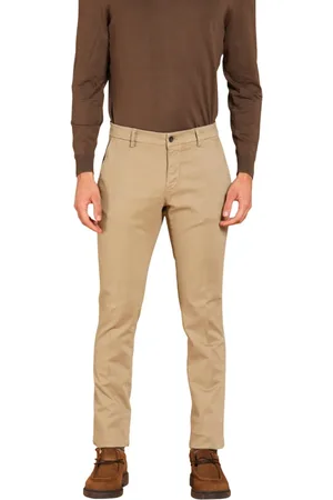 Masons Bukser, Herre, , XL, Bomuld, Extra Slim Fit Chino Bukser i Milano Stil
