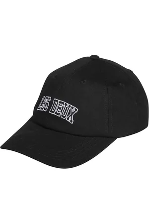 Les Deux Tilbehør, Herre, Sort, ONE SIZE, Bomuld, Baseballkasket med Kontrastlogo