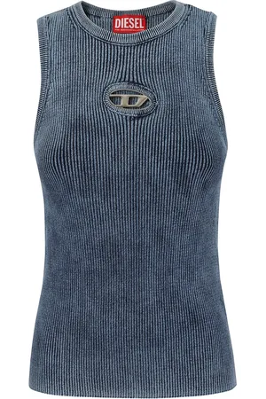 Diesel Top, Dame, Blå, M, Bomuld, M-Anchor-A-Sl Top