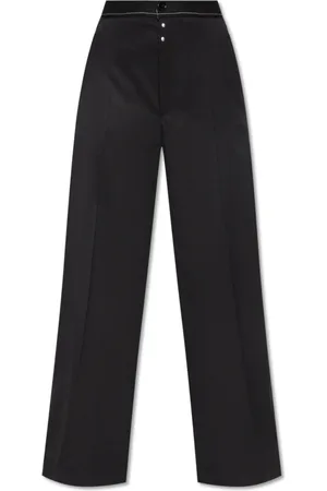 Maison Margiela Bukser, Dame, Sort, S, Bukser med vide ben