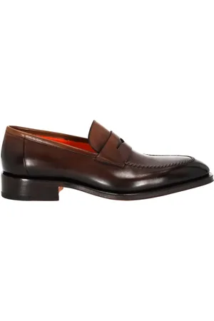 santoni Sko, Herre, Brun, 42 1/2 EU, Læder, Setaccio