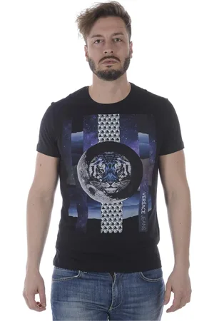 VERSACE Top, Herre, Sort, XL, Trykt Sweatshirt Regular Fit