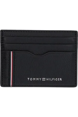 Tommy Hilfiger Tilbehør, Herre, Sort, ONE SIZE, Læder, Læder Herre Pung Forår/Sommer Kollektion