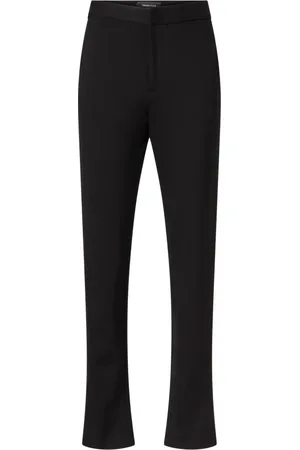 Fabiana Filippi Bukser, Dame, Sort, S, Bomuld, Cotton Gabardine Regular Fit Bukser