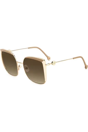 Carolina Herrera Tilbehør, Dame, Flerfarvet, 57 MM, Uld, Solbriller