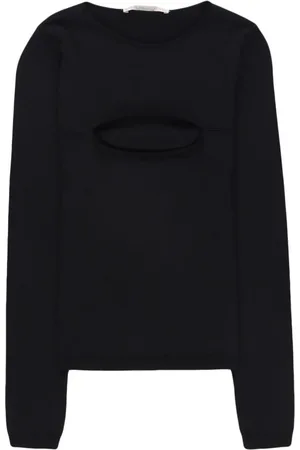 Stella McCartney Strik, Dame, Sort, M, Polyester, Levels of Transparency Striktrøje