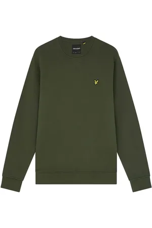 Lyle & Scott Strik, Herre, Grøn, L, Uld, Lambswool Blend Jumper