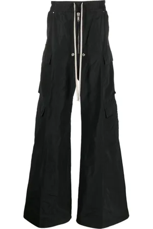 Rick Owens Bukser, Herre, Sort, L, Uld, Bukser