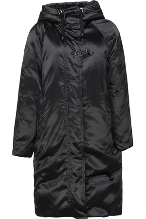 FAY Frakke, Dame, Sort, S, Uld, Urban Lang Puffer Frakke