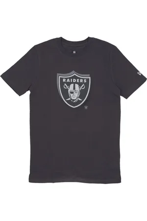 New Era Top, Herre, Grå, M, Bomuld, Lasrai Graphite Herre Football Tee