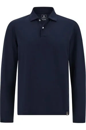 Boggi Milano Top, Herre, Blå, XL, Bomuld, Højtydende Piqué Polo Shirt