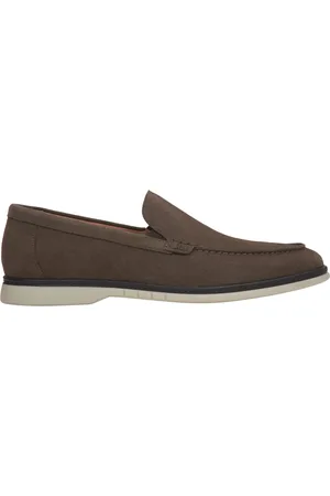 Estro Sko, Herre, Brun, 43 EU, Læder, Sadelbrune loafers