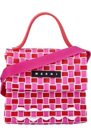 Marni Taske, Dame, Lyserød, ONE SIZE, Læder, Intreccio Crossbody Taske