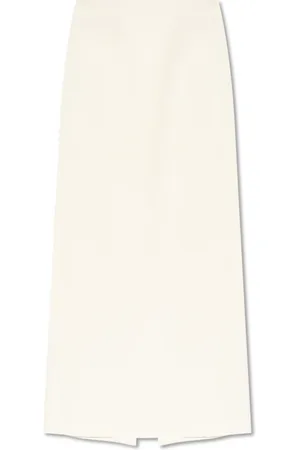 Salvatore Ferragamo Nederdel, Dame, , 2XS, Linned, Maxi Nederdel med Slids Bagpå