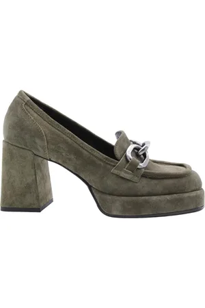 Laura Bellariva Sko, Dame, Grøn, 38 EU, Uld, Pumps for et stilfuldt look