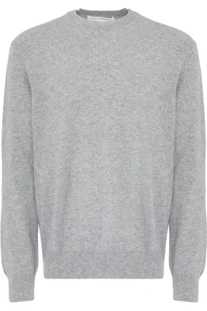 Comme des Garçons Strik, Herre, Grå, S, Uld, Strikket Grå Sweater