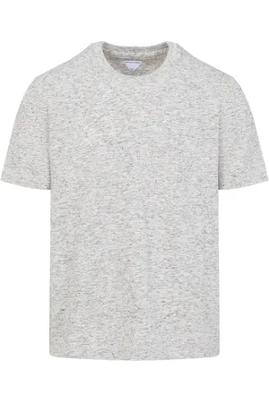 Bottega Veneta Top, Herre, Grå, S, Bomuld, Afslappet Bomuld T-shirt