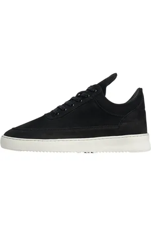 Filling pieces Sko, Herre, Sort, 42 EU, Low Top Ripple Nubuck Sort