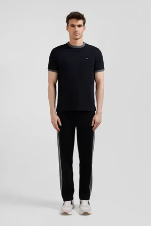 Eden Park Top, Herre, Sort, M, Bomuld, T-shirt med korte ærmer i bomuld