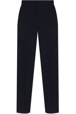 Emporio Armani Bukser, Herre, Blå, S, Bomuld, Creased Bukser