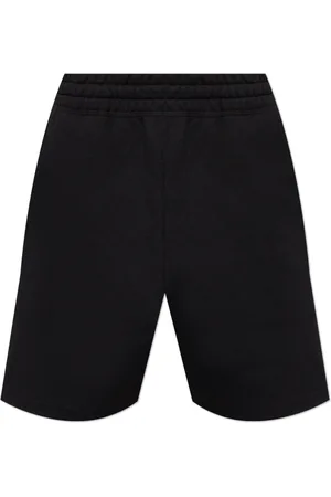 Burberry Shorts, Herre, Sort, S, Bomuld, Check-Label Track Shorts