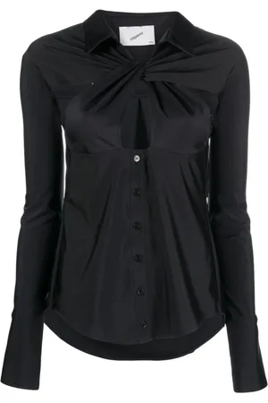 COPERNI Bluser & Skjorter, Dame, Sort, M, Sort Cut Out Skjorte