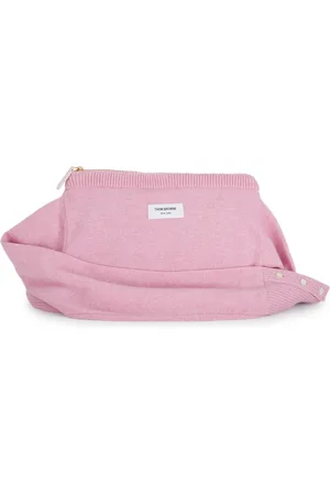Thom Browne Taske, Dame, Lyserød, ONE SIZE, Uld, Uld Clutch
