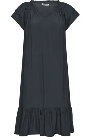 Co`Couture Kjole, Dame, Sort, XS, Polyester, Sunrisecc Crop Kjole