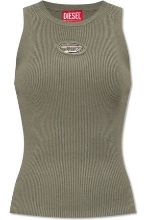 Diesel Top, Dame, Grøn, M, M-Caddix-Top