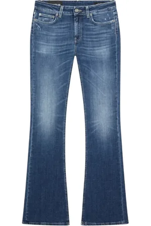 Dondup Jeans, Dame, Blå, W26, Bomuld, Klassiske bootcut jeans