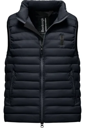 Bomboogie Jakke, Herre, Blå, M, Nylon, Quilted Nylon Vest