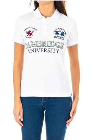 La Martina Top, Dame, Hvid, S, Kortærmet poloshirt med reverskrave
