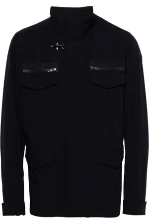 FAY Jakke, Herre, Blå, 2XL, Stretch-Design Technical Jersey Jakke