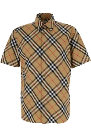 Burberry Skjorte, Herre, , L, Bomuld, Klassisk skjorte med ternet motiv